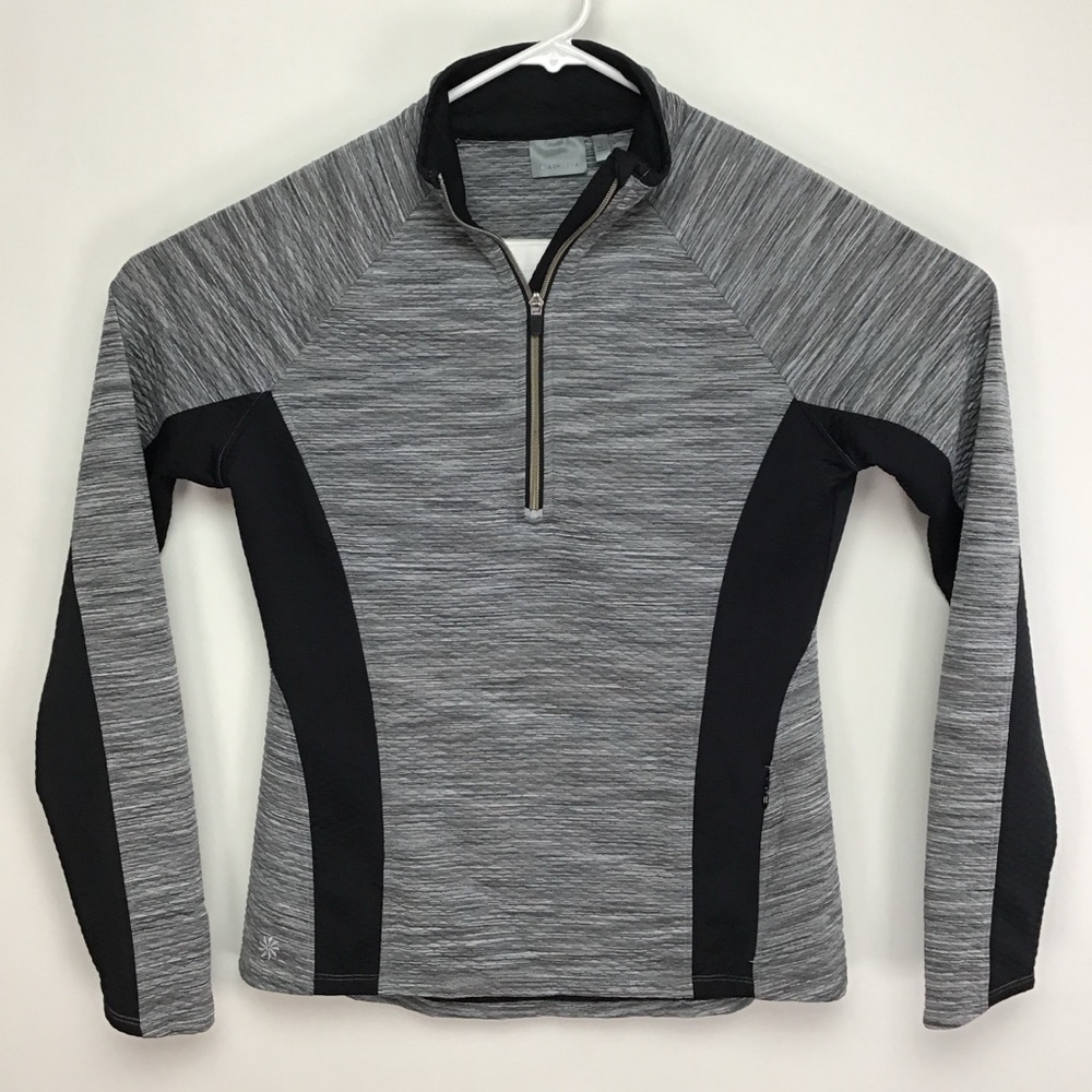 Athleta women’s long sleeve half zip pullover large